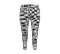 ONLY Carmakoma Pantalón chino negro / blanco 54x32 negro / blanco