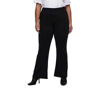 ONLY Carmakoma Pantalones Acampanados Carpever para Mujer, Negro, M Grande