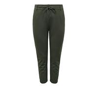 ONLY CARMAKOMA Cargoldtrash Noos-Pantalones clásicos, Verde Oscuro, 48W x 32L para Mujer