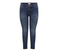 ONLY Carmakoma Pantalones de Mujer, Dark Azul Denim, 44W / 32L