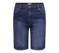 ONLY Carmakoma Shorts Carsonny HW Wide Dnm Nas843 Noos-Pantalones Cortos, Dark Azul Denim, 54 para Mujer