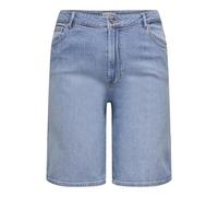 ONLY Carmakoma Shorts Carsonny HW Wide Dnm Nas843 Noos-Pantalones Cortos, Mezclilla De Color Azul Claro, 46 para Mujer