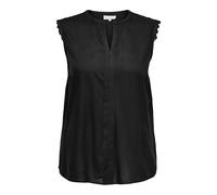 ONLY Carmakoma SL Top, Camiseta para Mujer, Negro, 56
