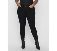 Only Carmakoma Vaquero de mujer skinny fit tobilleros. Negro 42