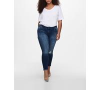 Only Carmakoma Carwilly Reg Skinny ANK Jeans MBD Noos, Vaqueros Mujer, Azul (Medium Blue Denim Medium Denim), W34 (Talla del Fabricante: 44)