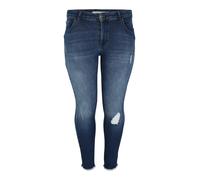 ONLY Carmakoma Carwilly Reg Skinny ANK Jeans MBD Noos, Vaqueros Mujer, Azul (Medium Blue Denim Medium Denim), W34 (Talla del Fabricante: 44)