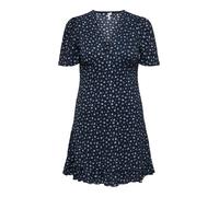 ONLY Carmakoma Vestido de verano 'CARBill' azul oscuro / blanco 46-48 azul oscuro / blanco