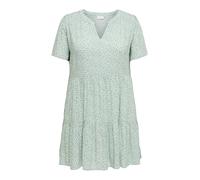 ONLY Carmakoma Vestido de verano 'Carzally Thea' menta / blanco 54 menta / blanco