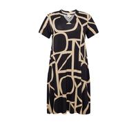 ONLY Carmakoma Vestido 'Fyrla' beige / negro 42-44 beige / negro