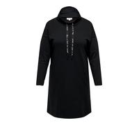 ONLY Carmakoma Vestido negro / blanco 50-52 negro / blanco