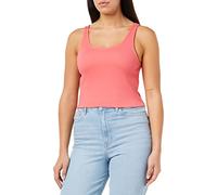 Only Chaleco Corto Onlnessa S/L para Mujer, Coral Calypso, XL