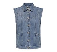 ONLY Chaleco 'ONLKennedy' azul denim M azul denim