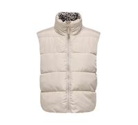 ONLY Chaleco 'ONLNEWTAMMY' beige / taupe / negro L EUR
