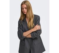 ONLY Chaqueta americana de manga larga. Color Gris Oscuro