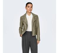 ONLY Faux Leather Onlgemma Otw Noos-Biker (Piel sintética), Sirena, Numeric_36 Mujeres