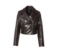 ONLY Onlkamilla Patent Shoulder Biker CC OTW, Pastel de chocolate, M