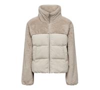 ONLY Chaqueta de mujer con diseño de peluche y cremallera delantera