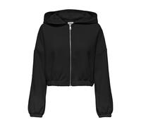 Chaqueta Only Onlscarlett Ls Elastic Zip Hood Swt Noos Mujer Black M