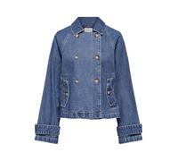 ONLY Chaqueta vaquera para mujer ONLAPRIL, Medio De Mezclilla Azul, L