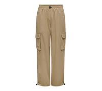 Only Damen Hose Onlcashi Cargo Hose Pant Wvn Noos, Incienso Beige, S/32L