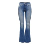 Only Damen Onlblush Mid Flared Dnm Rea1319 Noos Medium Blue Denim S/30L