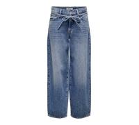 ONLY Damen Onlgianna MW Straight Dnm Dot596 Noos Medium Blue Denim 32W/32L