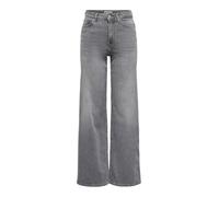 Only Damen Onlmadison Blush Hw Wid Dnm Rea0938 Noos Light Grey Denim M/30L