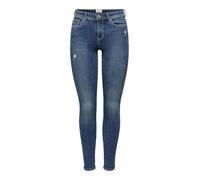 Only Damen Onlwauw Mid Skinny Bj114-3 Noos Medium Blue Denim M/30L