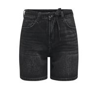 ONLY Denim Shorts ONLGIANNA Mid Waist Regular Fit Denim Shorts Washed Black M Washed Black M