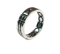 Only faith Anillo Atlante Original en Plata de Ley 925, Geometría Sagrada, Amuleto de Protección, Joyería Artesanal, Tallas 5 a 12 (9)