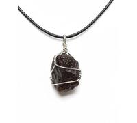 Only faith Colgante de Piedra Cuarzo Blanco Turmanlina Negra En bruto 100% Natural Genuina Sin Pulir Natural Mineral Cristal Curativo Meditación (Turmalina Negra NO rugosa)