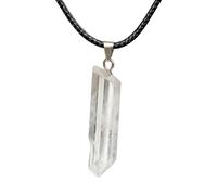 Only faith Colgante de Piedra Cuarzo Blanco Turmanlina Negra En bruto 100% Natural Genuina Sin Pulir Natural Mineral Cristal Curativo Meditación (Piedra Cuarzo Blanco)