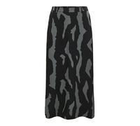 ONLY Falda 'Brea' gris / negro 36 gris / negro