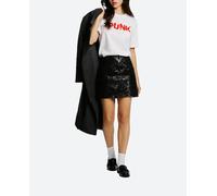 Only Falda corta ajustada. Negro 40/L