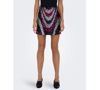 Only Falda corta estilo brillo. Negro 40/L