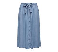 ONLY Falda 'Laia' azul denim 36 azul denim