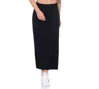 ONLY Falda Larga de Cintura Alta con elástico y Aberturas Laterales, Mujer, Color:Negro-3, Talla:S