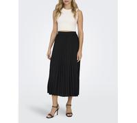 Only Falda larga fluida. Negro 40 (L)