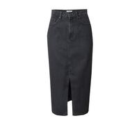 ONLY Falda Onlbianca Midi DNM Rea Noos Denim para Mujer, Washed Negro, 48