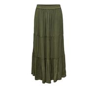 ONLY Onlmikka Life Long Skirt Wvn Noos Falda, Verde, L para Mujer