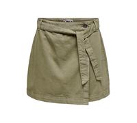 ONLY Onlprime HW Belt Wrap Skirt Pnt Falda Corta, Verde Claro, L Mujeres