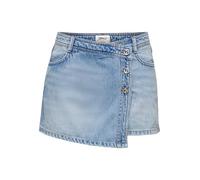 Only Falda para Mujer ONLLESLY Minifalda, Mezclilla De Color Azul Claro, M