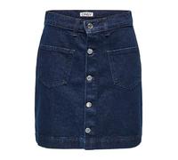 Only Falda Vaquera Femenina ONLAMAZING Denim Falda Corta, Dark Azul Denim, L