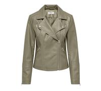 ONLY Faux Leather Jacket ONLGEMMA Faux Leather Jacket | Manga larga, Corto, Casual, Proceso normal a una temperatura máxima de 30°C