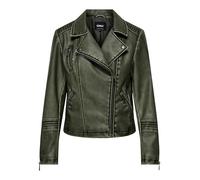 ONLY Faux Leather Jacket ONLHALLI Faux Leather Jacket Deep Depths M Deep Depths M