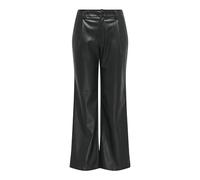 ONLY Faux Leather Pant Pantalones Onlheidi de Piel sintética Otw, Negro, S Mujeres