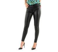 ONLY Faux Leather Trousers ONLANNE Mid Waist Skinny Fit Faux Leather Trousers Black XS 30 Black 1