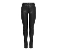 ONLY Faux Leather Trousers ONLROYAL High Waist Skinny Fit Faux Leather Trousers Black XL 34 Black 1