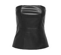 ONLY Faux Leather Tube Top Pnt Onlstory-Camiseta de Tubo de Piel sintética, Negro, M para Mujer