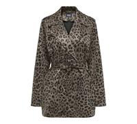ONLY Fauxsuede Onlmoon AOP Faux Suede Belt Jacket CS Otw, Nogal, M Mujeres